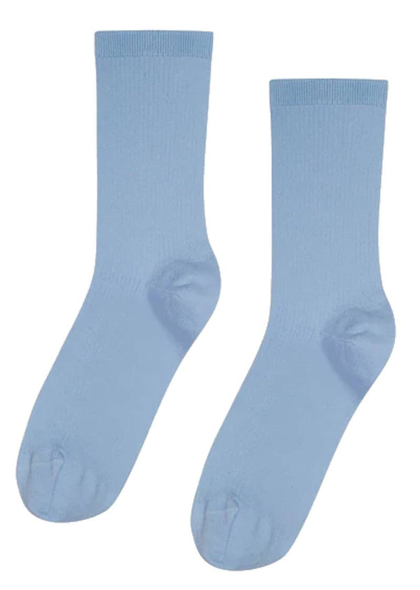 Classic Organic Socks Steel Blue