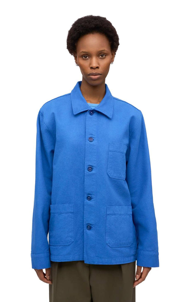 Womens Organic Workwear Jacket Pacific Blue
