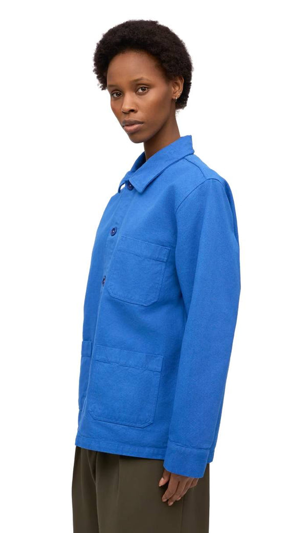 Womens Organic Workwear Jacket Pacific Blue
