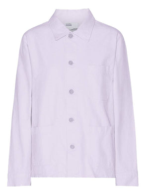 Womens Organic Workwear Jacket Soft Lavender