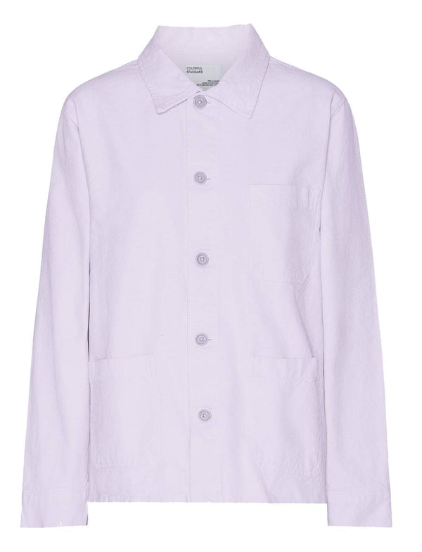 Womens Organic Workwear Jacket Soft Lavender