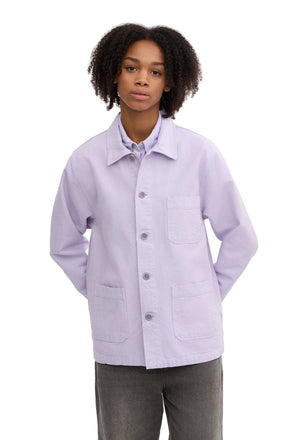 Womens Organic Workwear Jacket Soft Lavender
