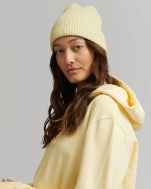 Merino Wool Beanie Faded Pink