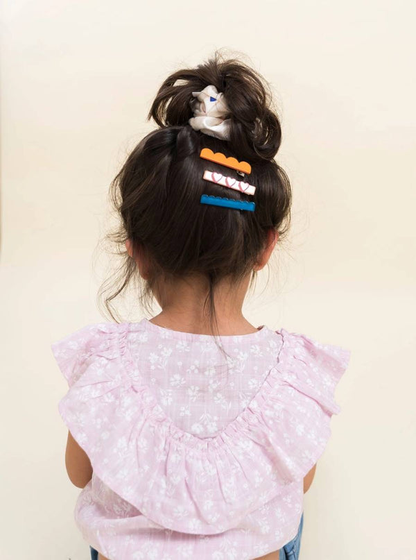 Set mit 3 Haarspangen Ice Cream