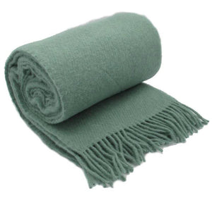 Wolldecke Basic Lagune