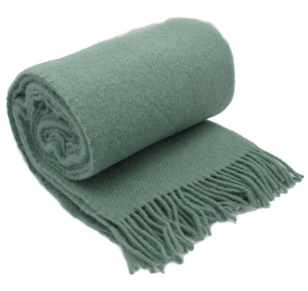 Wolldecke Basic Lagune