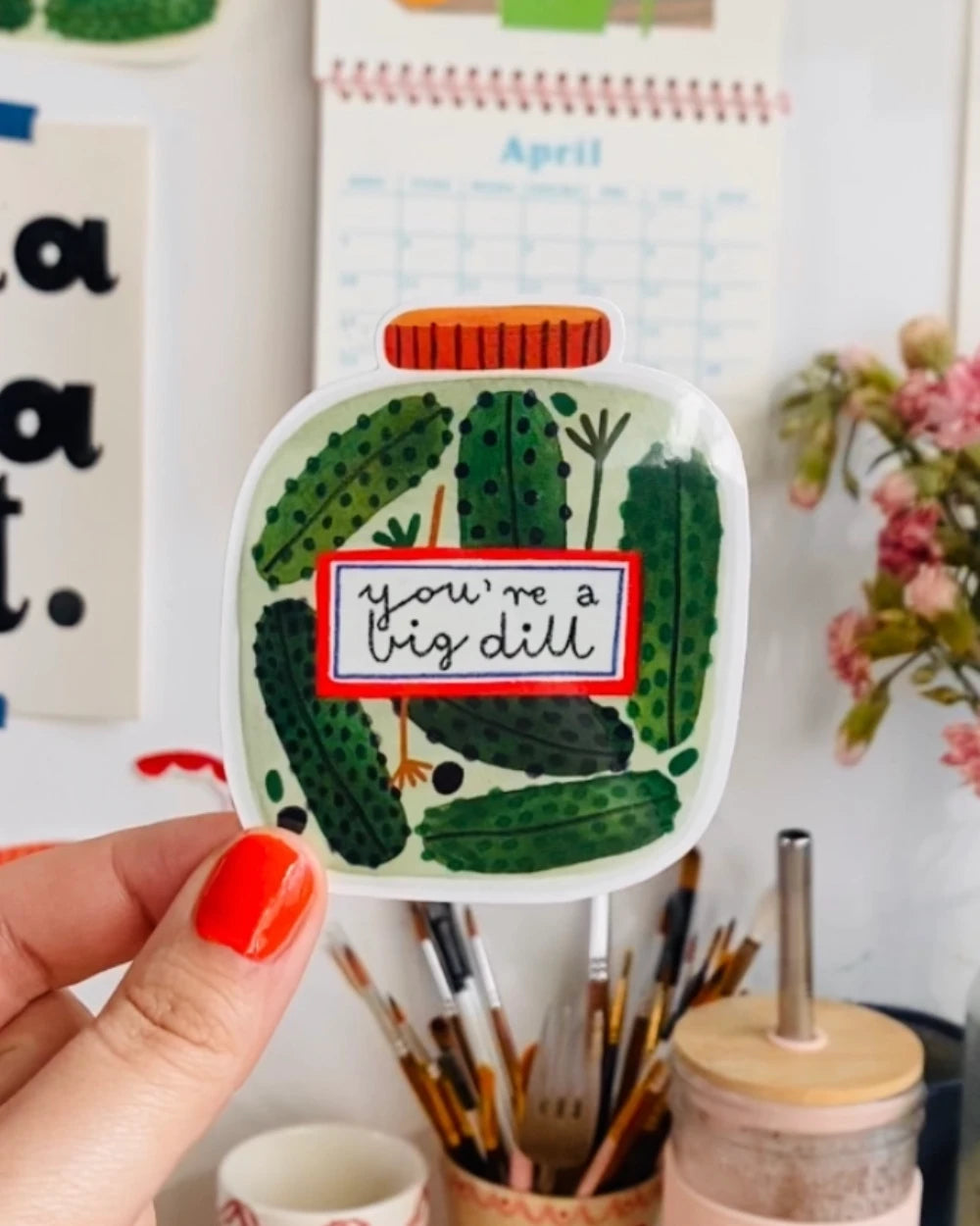 Daria Solak - Big Dill Sticker