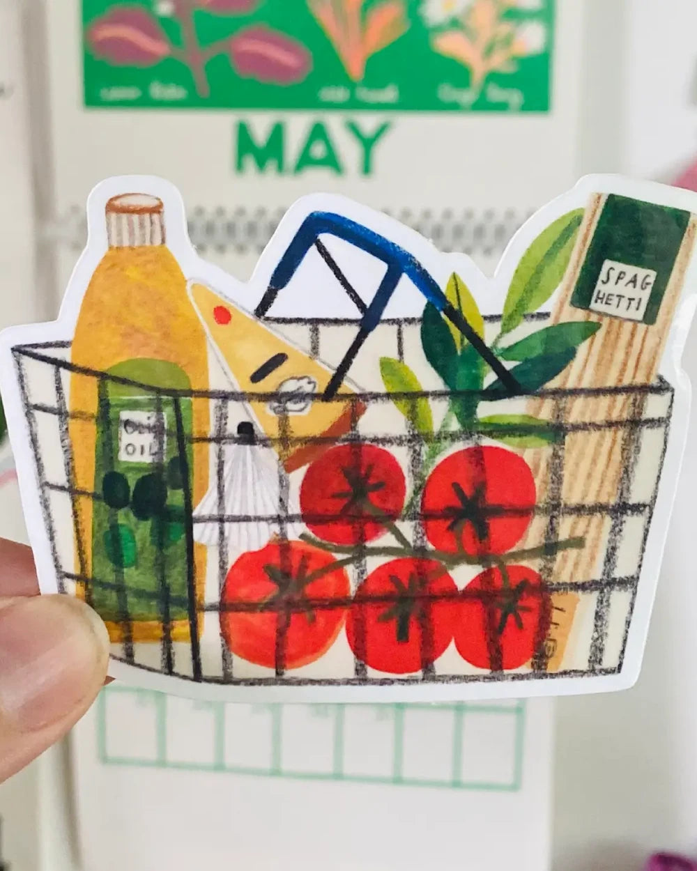 Daria Solak - Spaghetti Cart Sticker