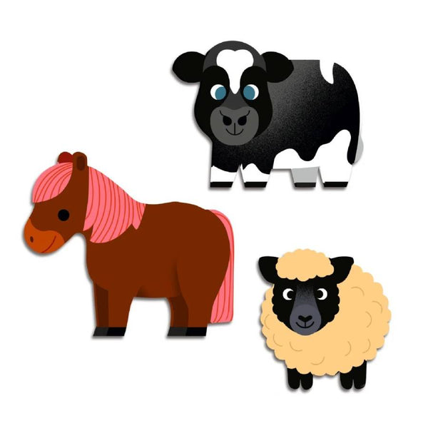 Djeco Sticker 18+: Bauernhoftiere