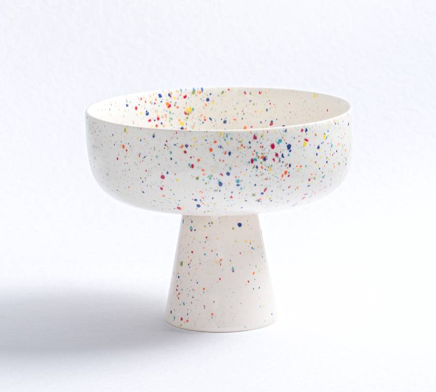 New Party Fruit Bowl White 23cm
