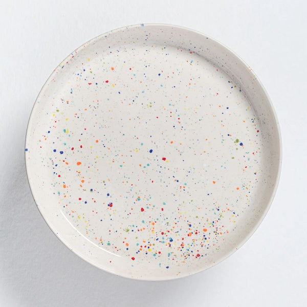 New Party Cake Plate White