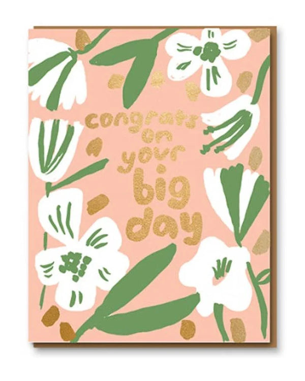 Egg Press - Big Day Congrats Klappkarte
