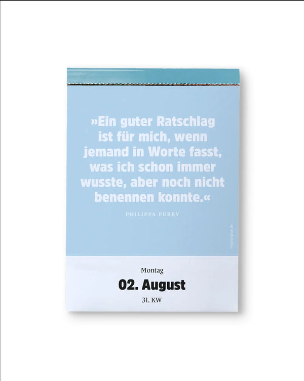 Ein guter Plan - Abreißkalender Halbwegs entspannt durch 2027