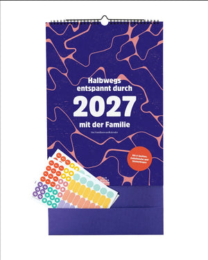 Ein guter Plan - Familienkalender Halbwegs entspannt durch 2027 mit der Familie
