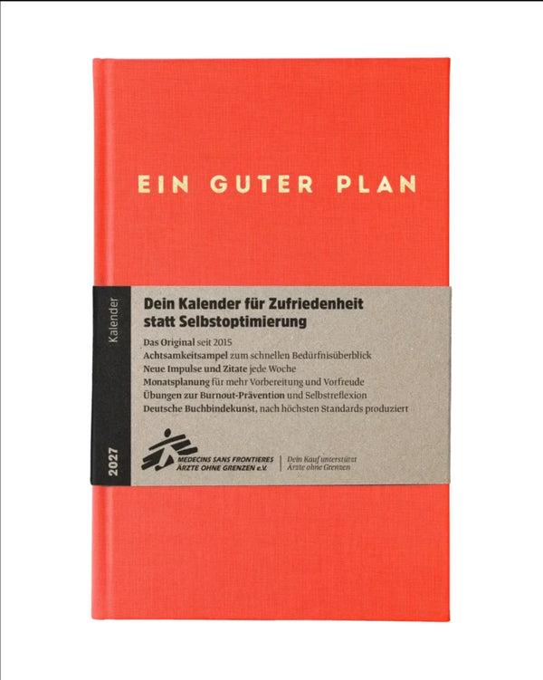 Ein guter Plan Terminkalender 2027 - Koralle
