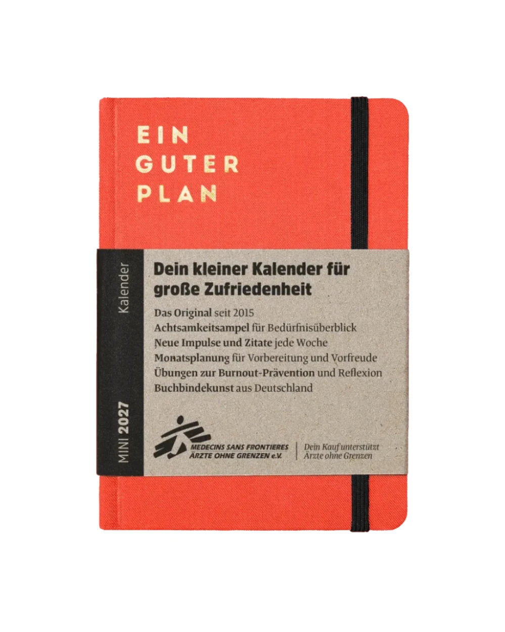 Ein guter Plan - Terminkalender Mini 2027 Koralle