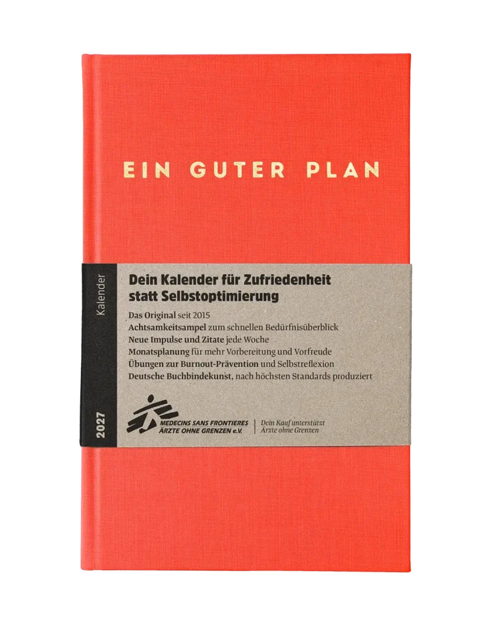 Ein guter Plan - Terminkalender 2027 Koralle