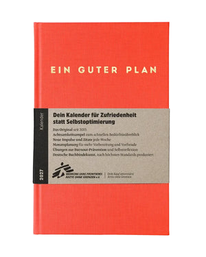 Ein guter Plan - Terminkalender 2027 Koralle