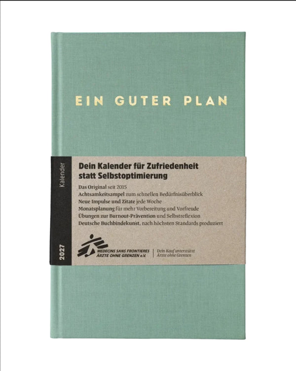 Ein guter Plan Terminkalender 2027 - Seegrün