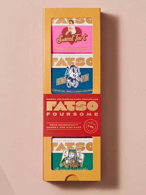 FATSO FOURSOME Vierer-Schokoladen-Snackpack