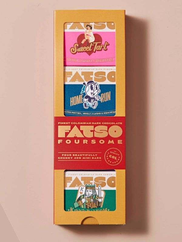 FATSO FOURSOME Vierer-Schokoladen-Snackpack