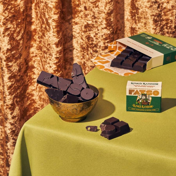 KING'S RANSOM Schokolade mit Minze, Pistazien und Kakaonibs (40g)