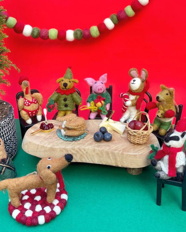 Cinnamon Hase Filzanhänger