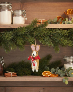 Cinnamon Hase Filzanhänger