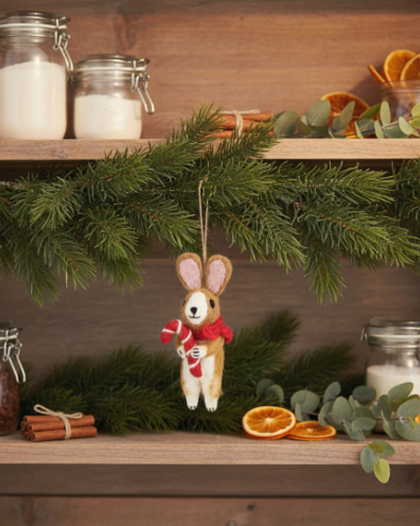 Cinnamon Hase Filzanhänger