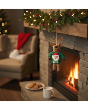 Reindeer BFF Filzanhänger