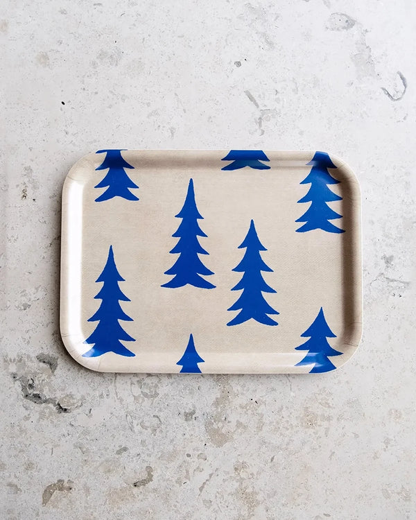 Fine Little Day - Gran Tablett Nature Blue Klein