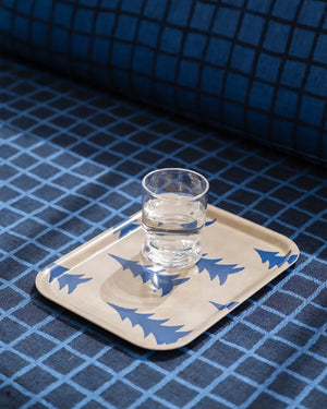 Fine Little Day - Gran Tablett Nature Blue Klein