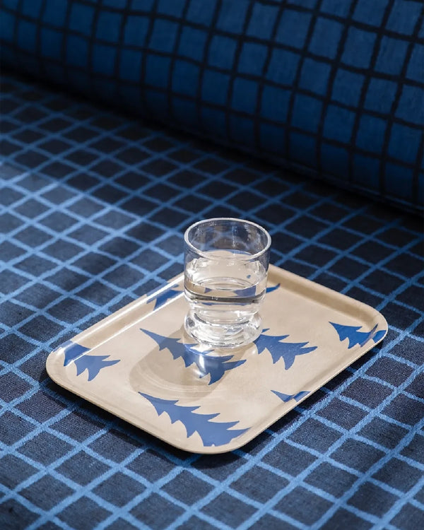 Fine Little Day - Gran Tablett Nature Blue Klein