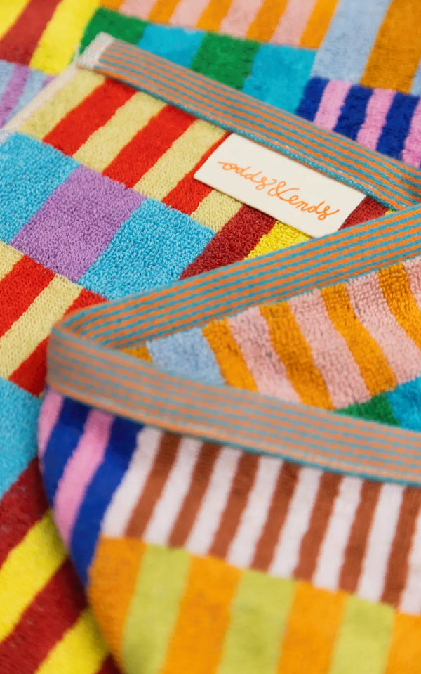 Odds & Ends Badehandtuch #48 Tulip Quilt