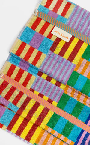 Odds & Ends Badehandtuch #48 Tulip Quilt