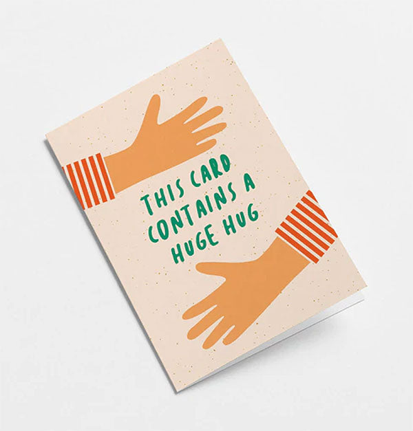 This Card Contains A Huge Hug Klappkarte