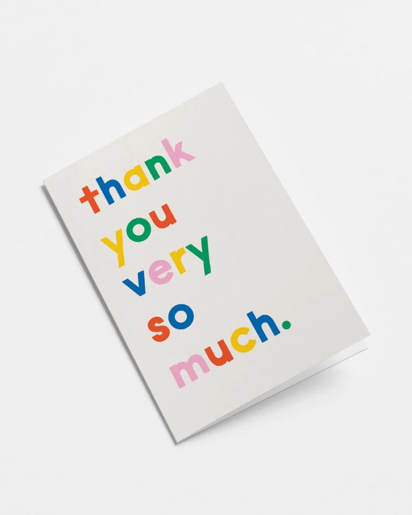 Graphic Factory - Thank You Very So Much Klappkarte