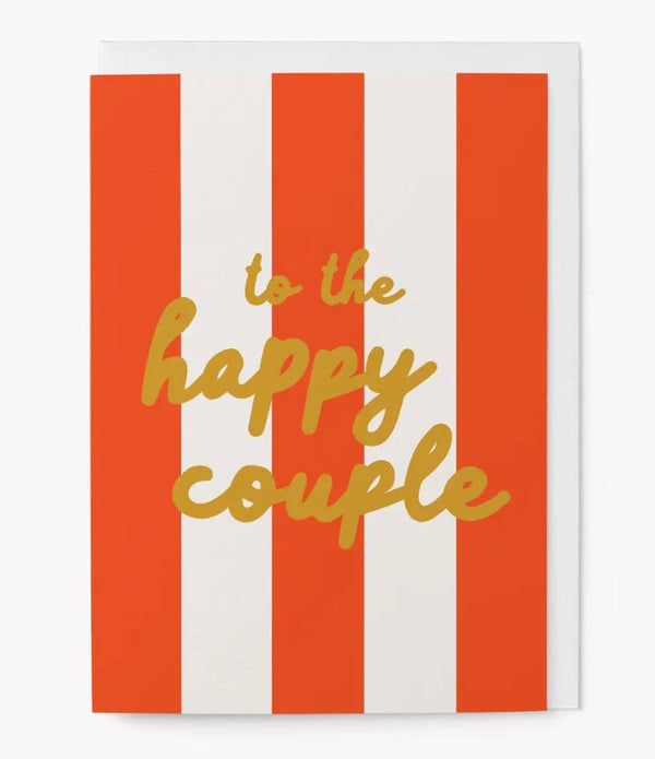 To the Happy Couple Klappkarte