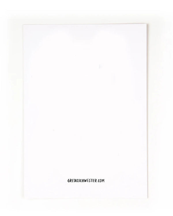 Gretas Schwester - Danke! Postkarte