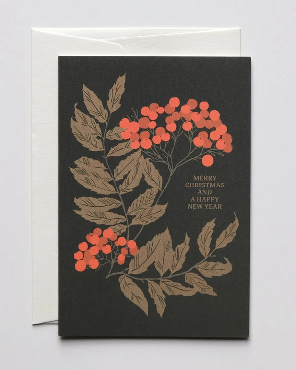 Golden Leaves Klappkarte