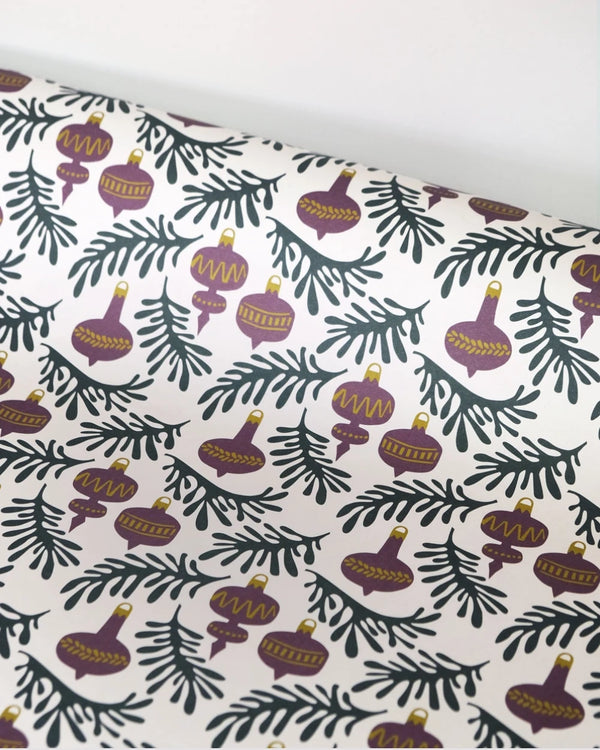 Twigs & Baubles Geschenkpapier (3er Pack)