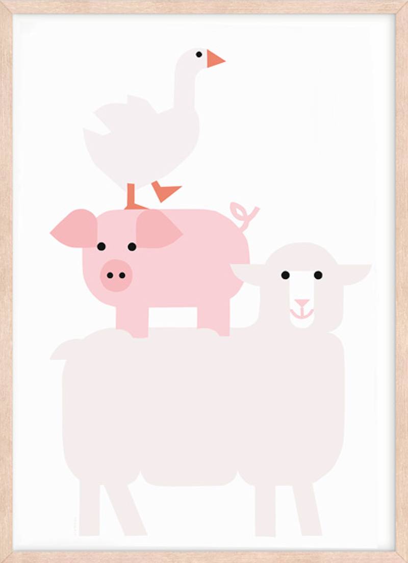 Drei Freunde Poster DinA3