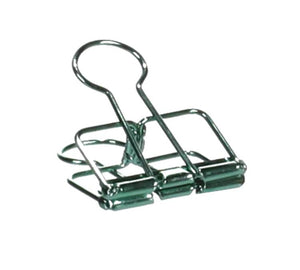 Wire Clip Green Metallic 32mm