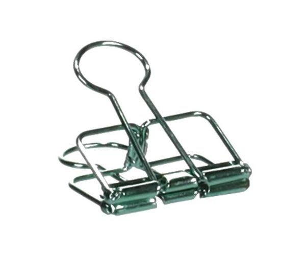 Wire Clip Green Metallic 32mm