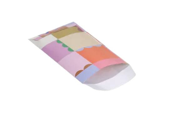 Geschenktüte Flach Scallop (5er-Pack)