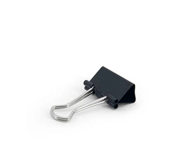 Foldback-Klammern Black 25 mm