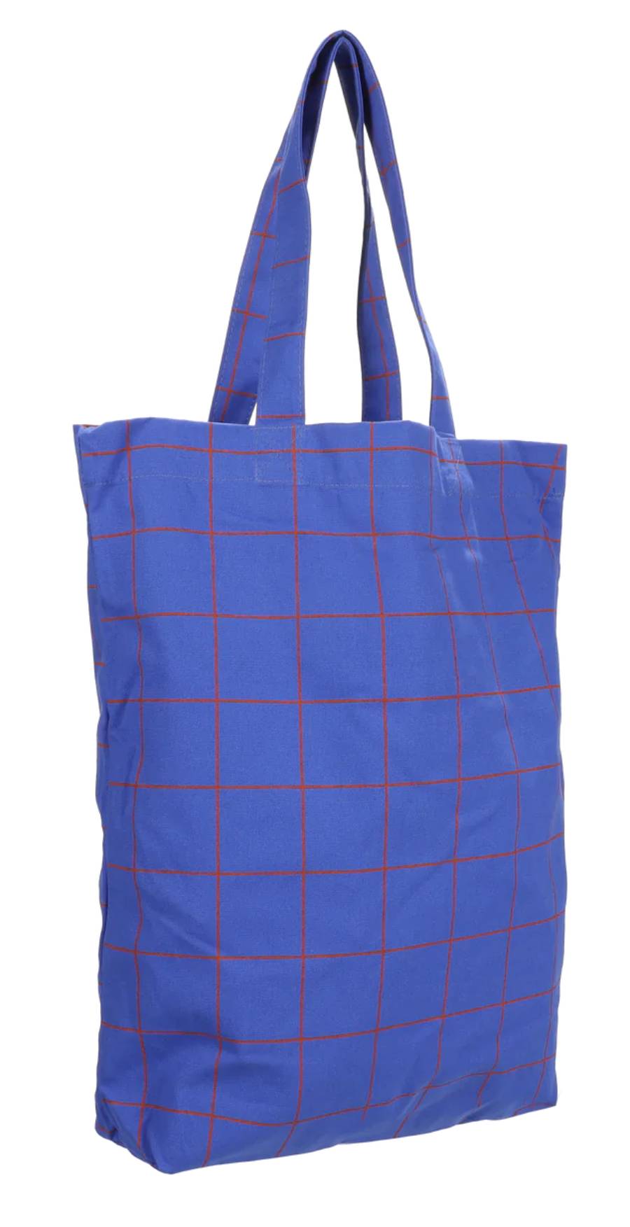 Shopper Baumwolle Grid Olympic Blue
