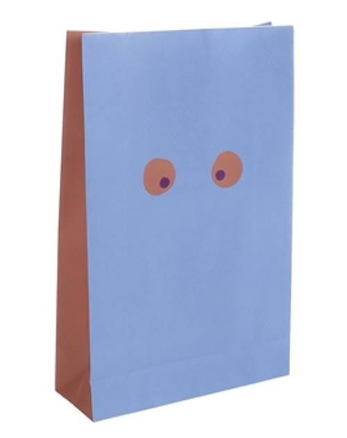 Geschenktüte Jantien Baas Krokodilen Ogen Blue&Terra mit Boden (5er-Pack)