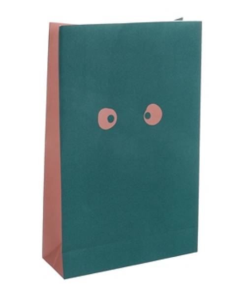 Geschenktüte Jantien Baas Krokodilen Ogen Green + Nude mit Boden (5er-Pack)