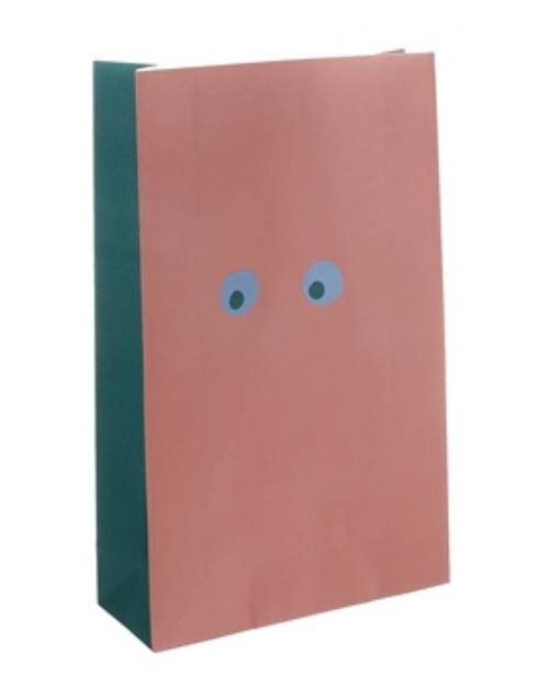 Geschenktüte Jantien Baas Krokodilen Ogen Green + Nude mit Boden (5er-Pack)